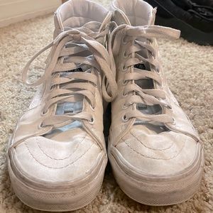 white old skool vans